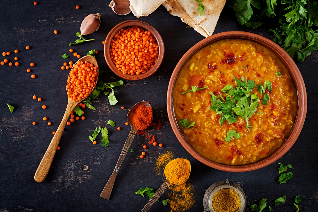 From Scratch - meatless mondays lentil curry recipe